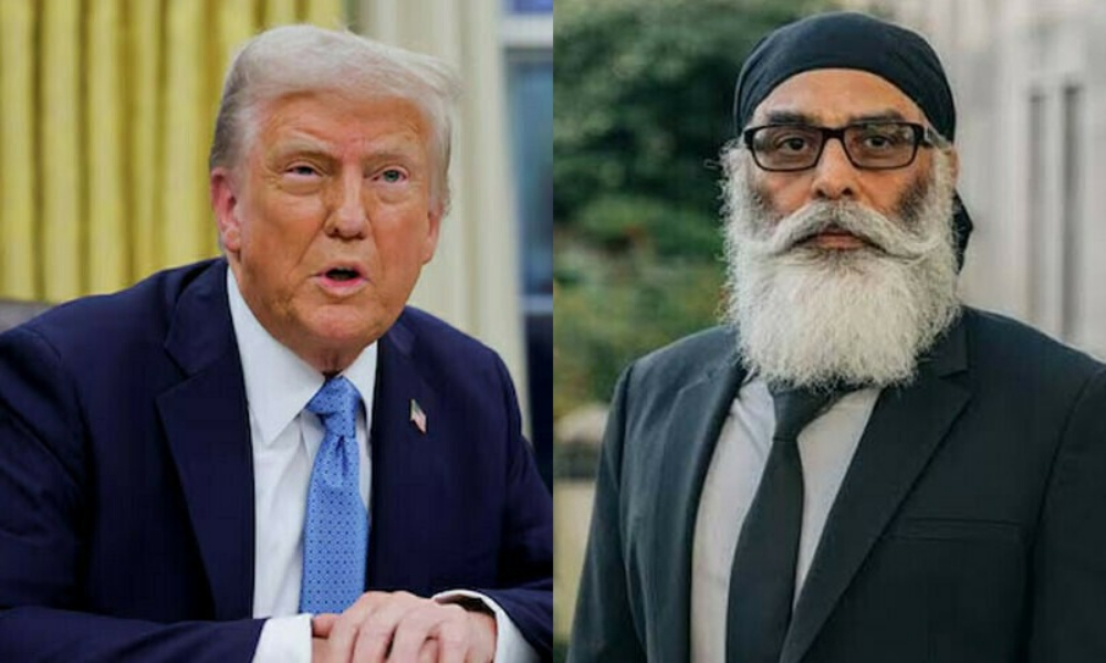 مودی حکومت کو سفارتی محاذ پر دھچکا: صدر ٹرمپ کا خالصتان رہنما کو خط