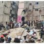 کمشنر کراچی نے عمارت گرنے کا ملبہ رہائشیوں پر ڈال دیا