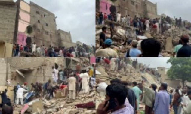 کراچی: لیاری میں عمارت گرنےکے بعد ریسکیو آپریشن تیسرے روز میں داخل، جاں بحق افرادکی تعداد 27 ہوگئی