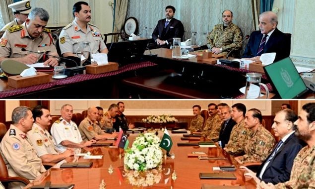 لیبیا کی مسلح افواج کے کمانڈر ان چیف کی وزیر اعظم اور فیلڈ مارشل سے ملاقات