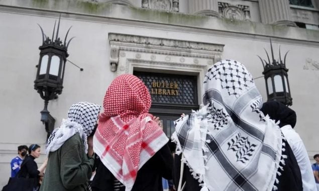 کولمبیا یونیورسٹی میں فلسطین کے حق میں مظاہروں پر 80 طلبہ کو سخت سزائیں