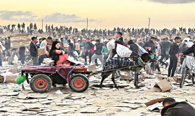 اسرائیلی حملوں میں 92 فلسطینی شہید، تل ابیب میں حکومت مخالف مظاہروں میں شدت