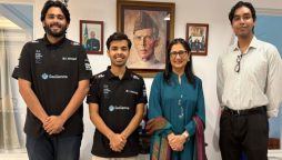 قدرتی آفات کا ابتدائی وارننگ الرٹس نظام متعارف کروانے پر ایوارڈ پاکستانی طلبا کے نام