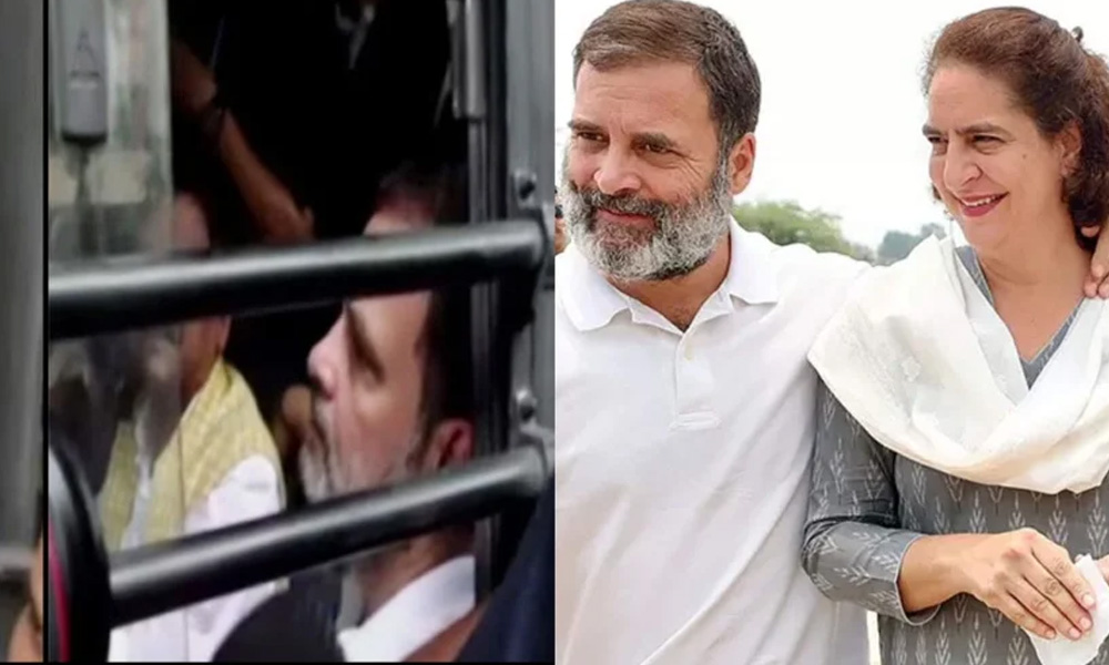 حراست میں لیے جانے والوں میں پریانکا گاندھی اور سماج وادی پارٹی کے صدر اکھلیش یادو سمیت متعدد اپوزیشن رہنما شامل ہیں۔