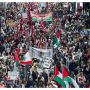 نیدرلینڈ، لاکھوں افراد کا فلسطینیوں کے حق میں مظاہرہ، 30 فیصد آبادی سڑکوں پر نکل آئی