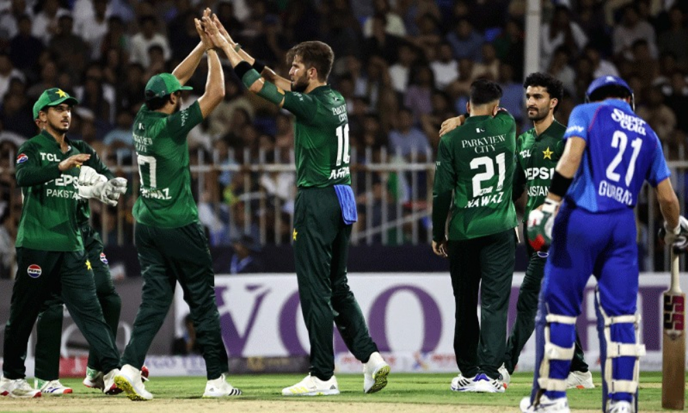 شارجہ : سی فریقی ٹی 20 سیریز میں پاکستان نے افغانستان کو 39 رنز سے ہرا دیا