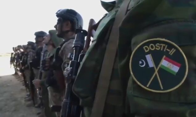پاکستان تاجکستان مشترکہ انسداد دہشت گردی مشق دوستی ٹو کا انعقاد