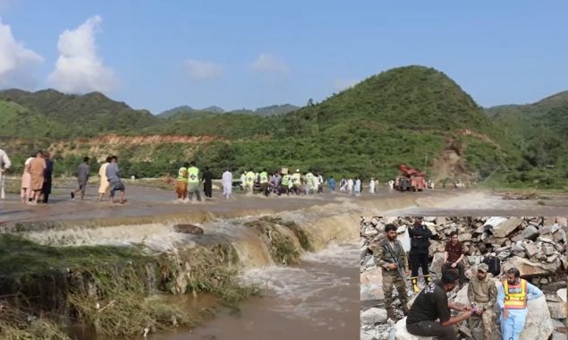 خیبرپختونخوا میں حالیہ سیلابی صورتحال میں پاک فوج کا ریلیف آپریشن جاری