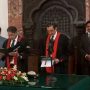 جسٹس عابد عزیز شیخ نے قائم مقام چیف جسٹس لاہور ہائیکورٹ کا حلف اٹھا لیا