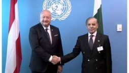 شہباز شریف کی آسٹریا کے چانسلر سے ملاقات، مختلف شعبوں میں تعاون پر اتفاق