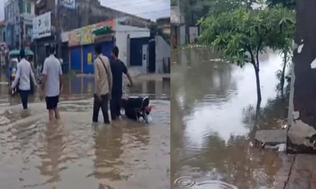 گجرات میں 577 ملی میٹر بارش؛ اربن فلڈنگ سے شہر ڈوب گیا، درجنوں دیہات زیرِآب
