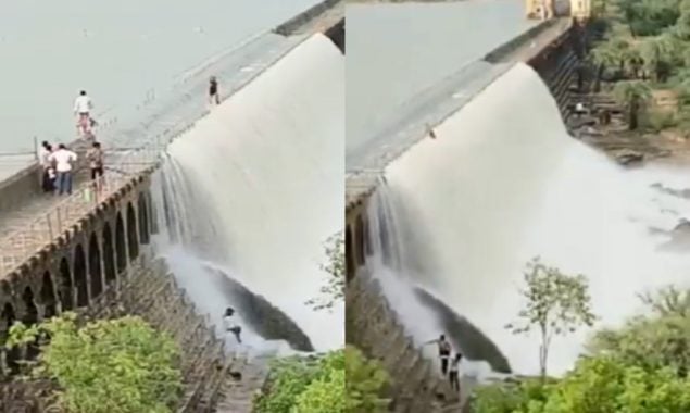 ڈیم پر کرتب دکھانا مہنگا پڑگیا؛ نوجوان تیز بہاؤ کا شکار