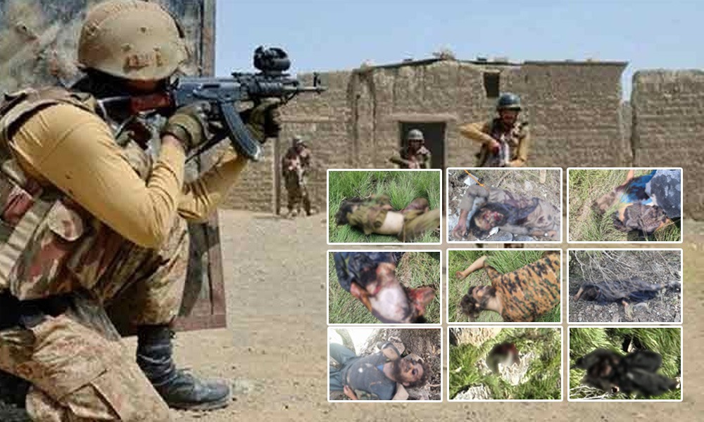 خیبرپختونخوا: سیکیورٹی فورسز کی تین کارروائیوں میں 19 خارجی دہشت گرد ہلاک