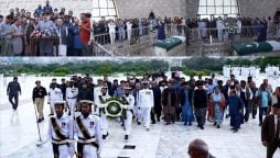 قائداعظم محمد علی جناحؒ کی 77ویں برسی پر مزارِ قائد پر تقریب، وزیراعلیٰ سندھ کی حاضری