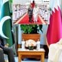 وزیراعظم شہباز شریف کا ایک روزہ دورۂ قطر، دوحہ پہنچنے پر شاندار استقبال