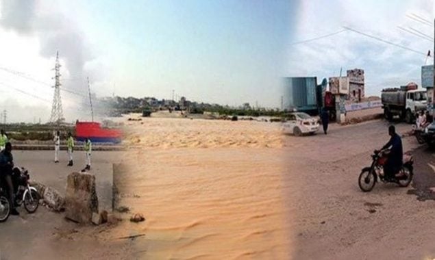 ملیرندی میں پانی کی سطح میں کمی، کازوےکی سڑک تاحال ٹریفک کیلئے بند