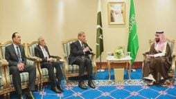 وزیر اعظم کی دوحہ میں سعودی ولی عہد سے ملاقات؛ فیلڈ مارشل بھی موجود