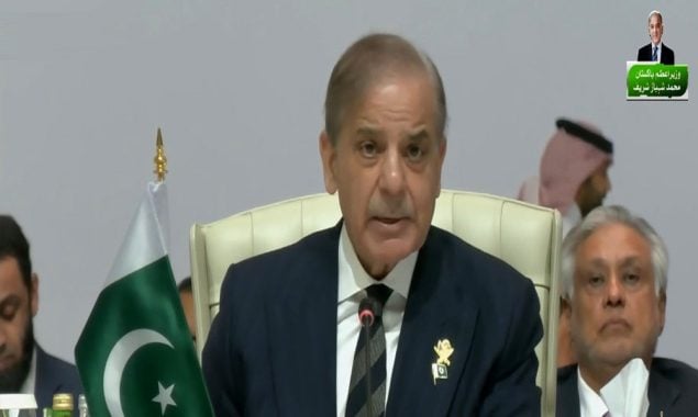 قطر پر اسرائیلی حملہ امت مسلمہ پر حملہ ہے، دوحہ سمٹ میں وزیراعظم کا دوٹوک مؤقف