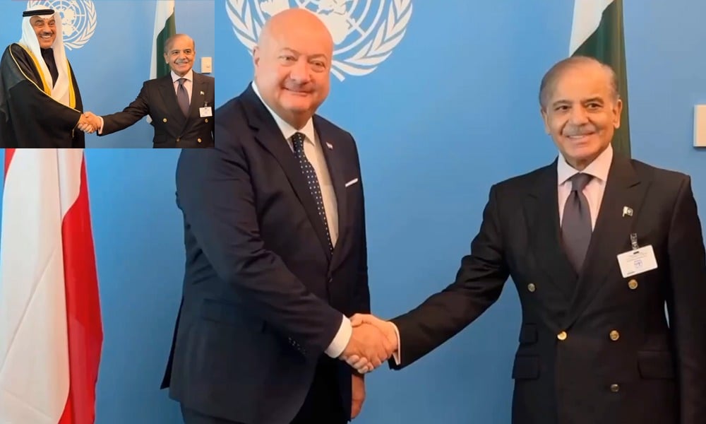وزیراعظم کی آسٹریا اور کویت کے رہنماؤں سے جرمن اور عربی زبان میں خوشگوار گفتگو