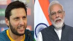 شاہد آفریدی کا مودی کو کرارا جواب؛ کھیل میں سیاست لانے پر بھارتی طیاروں کی تباہی یاد دلادی