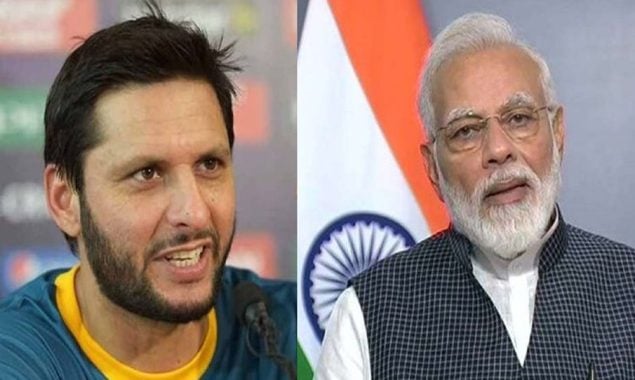 شاہد آفریدی کا مودی کو کرارا جواب؛ کھیل میں سیاست لانے پر بھارتی طیاروں کی تباہی یاد دلادی