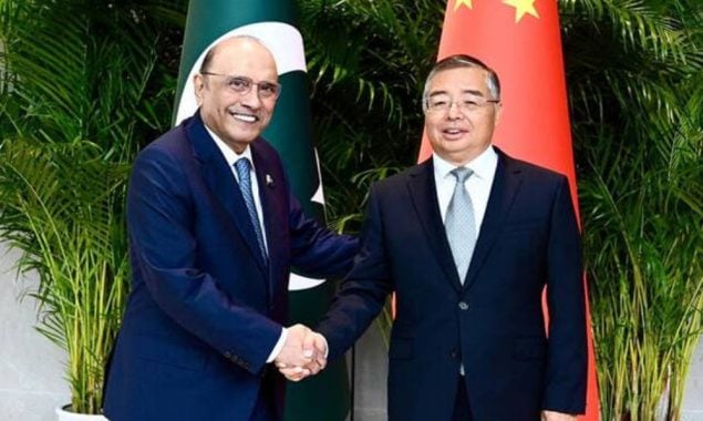 صدر زرداری کی چین میں لی شو لی سے ملاقات، پاک-چین تعلقات مزید مضبوط بنانے پر اتفاق