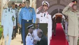 یو اے ای نیول کمانڈر کی جنرل ساحر شمشاد مرزا اور ایئر چیف سے اہم ملاقاتیں، صدر مملکت نے نشانِ امتیاز (ملٹری) سے نواز دیا