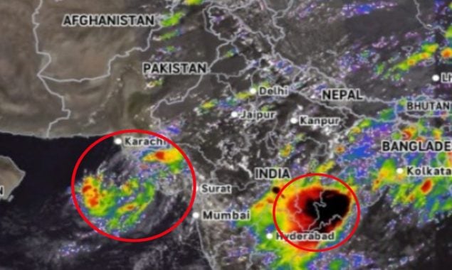 بحیرہ عرب میں سمندری طوفان، کراچی میں 2 روز تک بارش متوقع