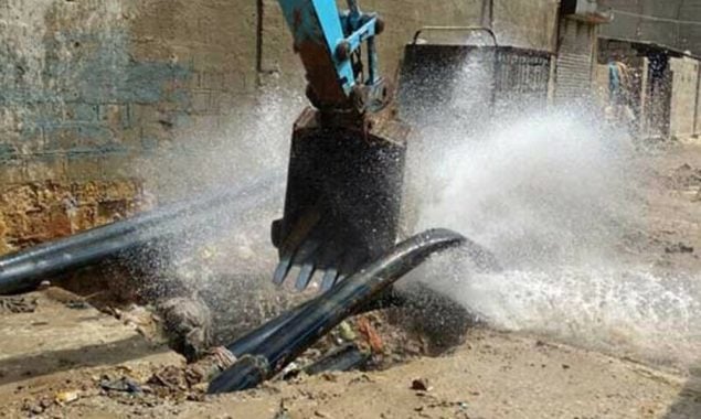 ناظم آباد میں بذریعہ سرنگ پانی کی بڑی چوری پکڑی گئی