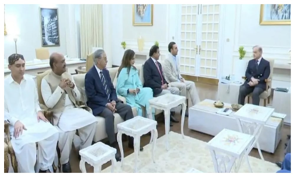 وزیراعظم شہبازشریف سے بلاول کی قیادت میں پی پی کے وفد کی اہم ملاقات