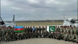 انڈس شیلڈ ایلفا، فضائی جنگی مشق کیلئے پاکستان ایئرفورس کا دستہ آذربائیجان پہنچ گیا