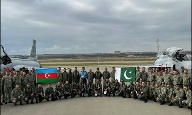 انڈس شیلڈ ایلفا، فضائی جنگی مشق کیلئے پاکستان ایئرفورس کا دستہ آذربائیجان پہنچ گیا