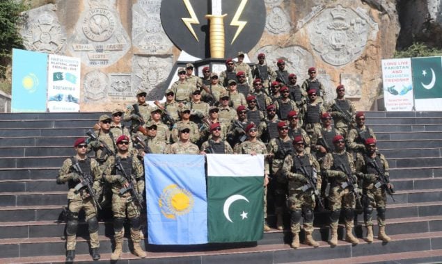 پاکستان اور قازقستان کی مشترکہ فوجی مشقیں "دوستریم–5" جاری