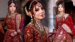 علیزے شاہ کا برائیڈل فوٹو شوٹ سوشل میڈیا پر وائرل