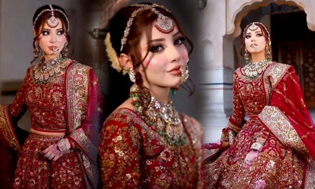 علیزے شاہ کا برائیڈل فوٹو شوٹ سوشل میڈیا پر وائرل