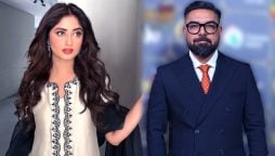 ایوارڈ شو میں سجل علی اور یاسر حسین کی نوک جھونک کی ویڈیو وائرل