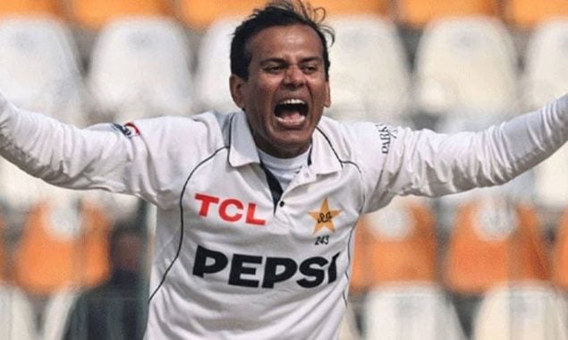 لاہور ٹیسٹ، نعمان علی نے تین بار 10 وکٹیں لینے کا عالمی ریکارڈ برابر کردیا