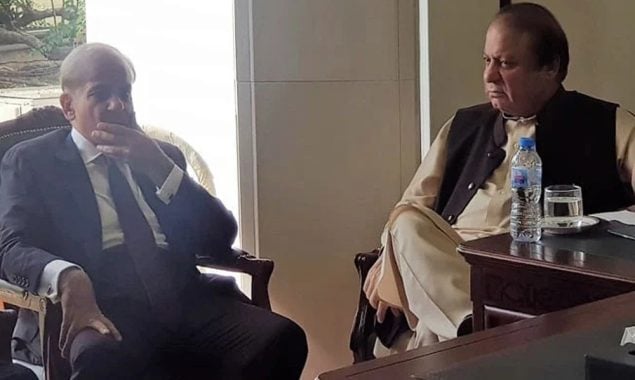 وزیراعظم شہباز شریف کی جاتی امراء آمد، نواز شریف سے اہم ملاقات
