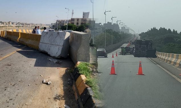 کراچی: لیاری ایکسپریس وے گارڈن سے ماڑی پور تک ٹریفک کیلئے بند