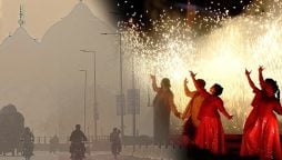 دیوالی کے روز بھی لاہور کی فضا آلودہ، حکومت کی شہریوں سے احتیاط کی اپیل