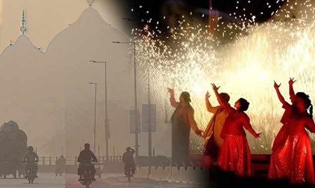 دیوالی کے روز بھی لاہور کی فضا آلودہ، حکومت کی شہریوں سے احتیاط کی اپیل