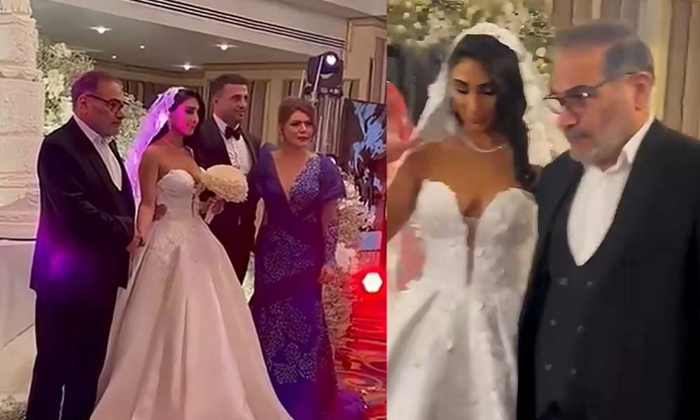 کیا یہ دوہرا معیار نہیں؟ خامنہ ای کے قریبی ساتھی کی بیٹی مغربی لباس میں دلہن بن گئیں