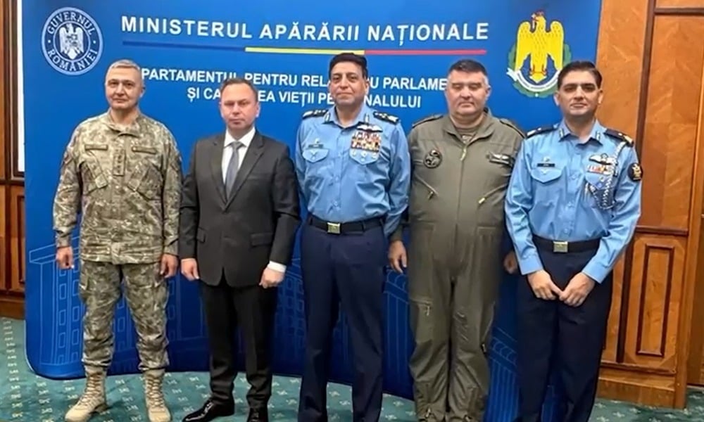 سربراہ پاک فضائیہ کی رومانیہ میں اعلیٰ سطحی دفاعی ملاقاتیں، دوطرفہ عسکری تعاون کے فروغ پر اتفاق