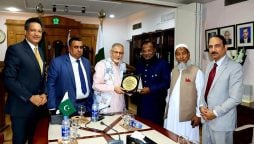 بنگلادیش کے وزیرخزانہ کا ایف ٹی او سیکریٹریٹ کا دورہ؛ ڈاکٹر آصف محمود جاہ کی قیادت کو خراجِ تحسین