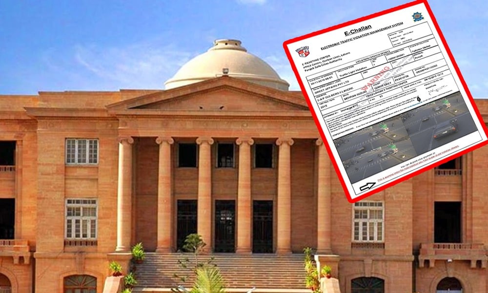 کراچی: ای چالان سسٹم کے خلاف سندھ ہائی کورٹ میں پٹیشن دائر