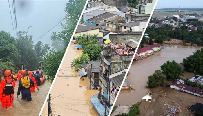 ایشیا کے تین ممالک تباہ کن سیلاب کی لپیٹ میں، ہلاکتیں 391 سے متجاوز