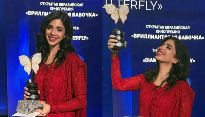 ماسکو ایوارڈ تقریب؛ سونیا حسین نے عالمی اعزاز اپنے نام کرلیا