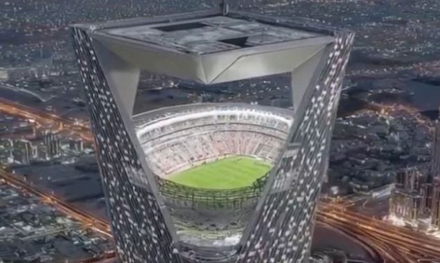 سوشل میڈیا پر وائرل سعودی عرب کا ’اسکائی اسٹیڈیم‘ اے آئی کی کارستانی نکلا
