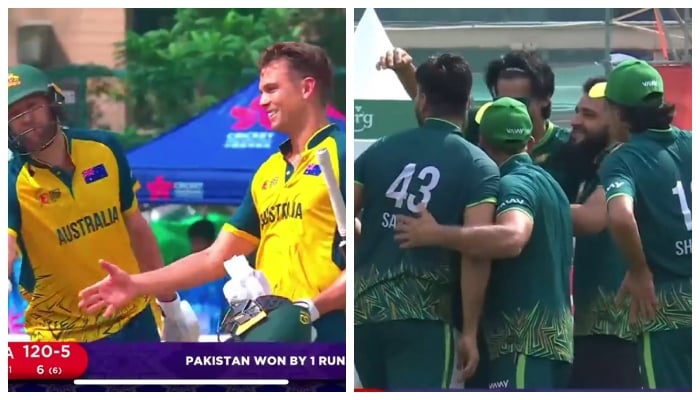 ہانگ کانگ سکسز: پاکستان آسٹریلیا کو سنسنی خیز مقابلے کے بعد ہرا کر فائنل میں پہنچ گیا