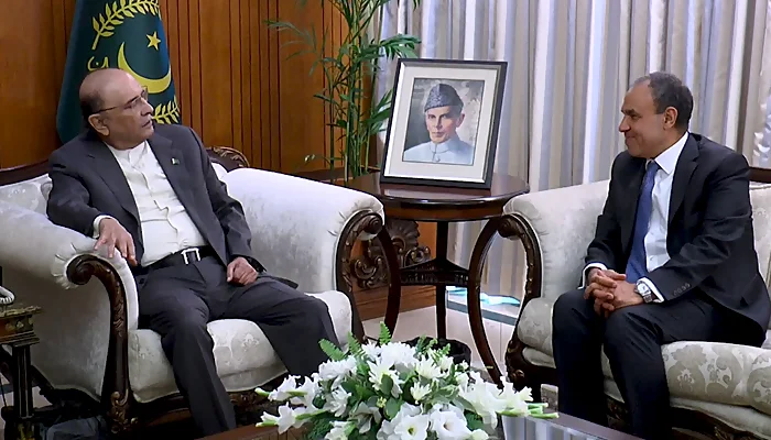 صدر مملکت اور مصری وزیرِ خارجہ کی ملاقات، تجارت و سرمایہ کاری بڑھانے پر زور